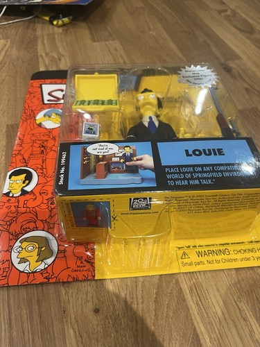 THE SIMPSONS SERIES 14 LOUIE WOS PLAYMATES INTERACTIVE FIGURE - Picture 4 of 13