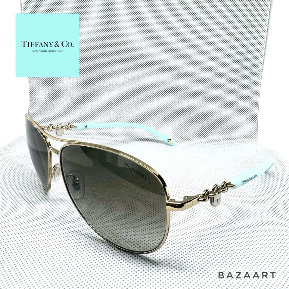 Gafas de sol Tiffany & Co. Tiffany TF3034 llave dorada Foto 2 de 4