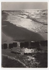 Baltyk Baltic Sea Beach View Poland   RPPC Postcard