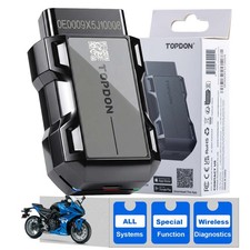 TOPDON TOPSCAN MOTO Herramienta de escaneo Bluetooth de bolsillo con controles bidireccionales