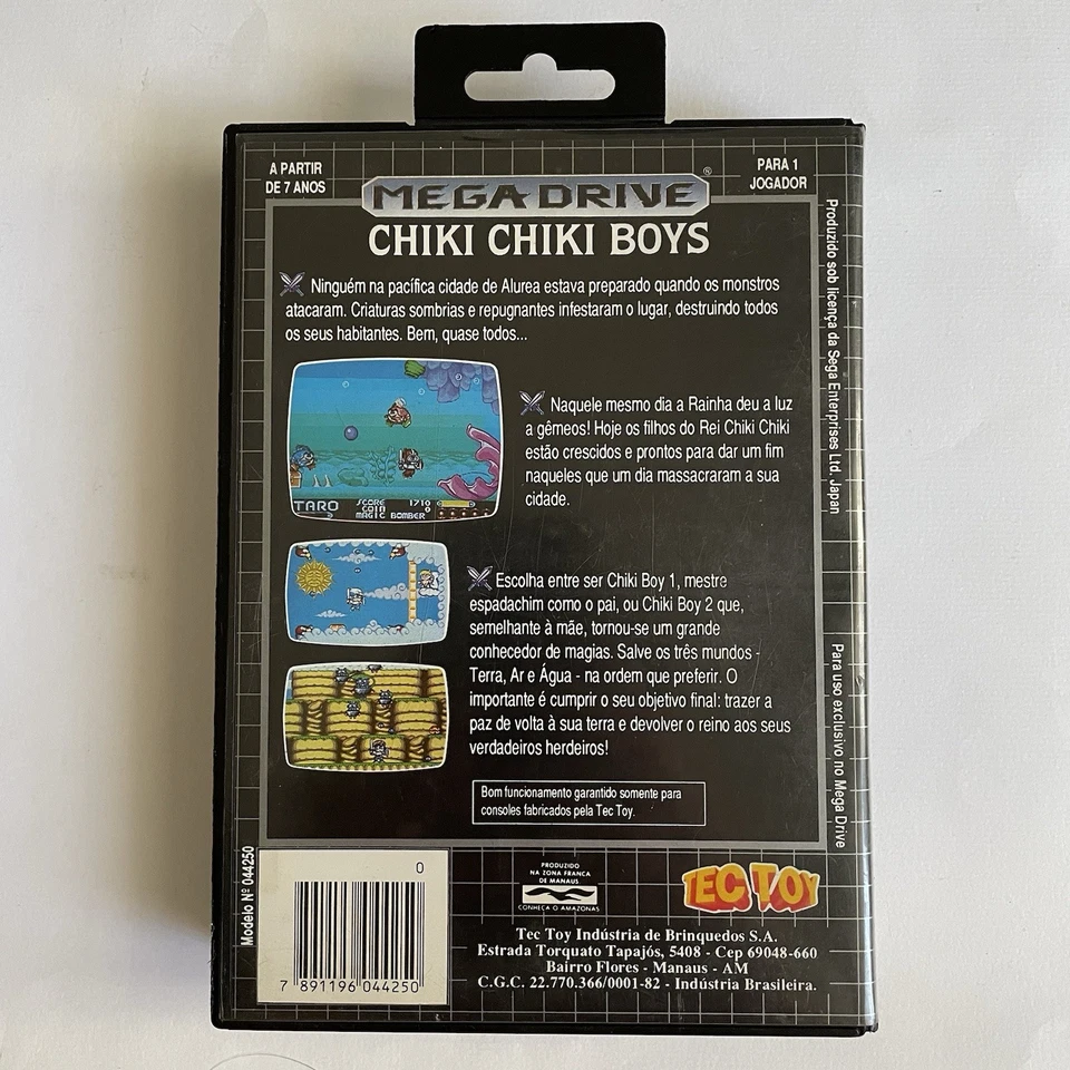 CHIKI CHIKI BOYS TECTOY BRAZIL SEGA MEGA DRIVE GENESIS COMPLETE - 🚫📦🇺🇸 - Image 3 of 4