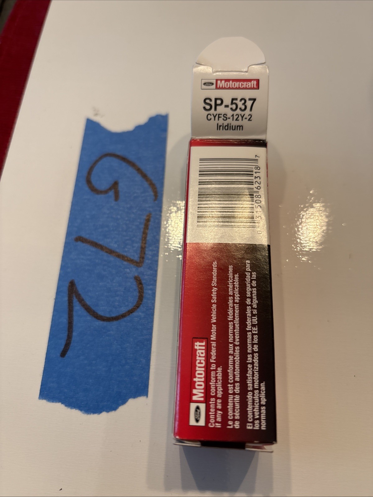 Motorcraft SP537 Iridium Spark Plug Ford OE Ignition Replacement