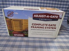 Adjust-A-Gate Frameless Anti-Sag Gate Kit Please Read Incomplete FREE SHIPPING