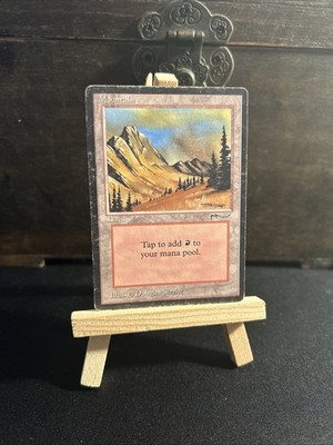 Magic The Gathering - MTG - Mountain Basic Land - Arabian Nights