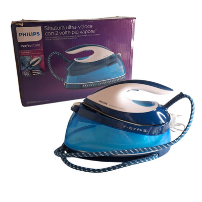 Philips PerfectCare Compact Dampfbügelstation Bügeleisen 1,5L Wassertank GC7840/26