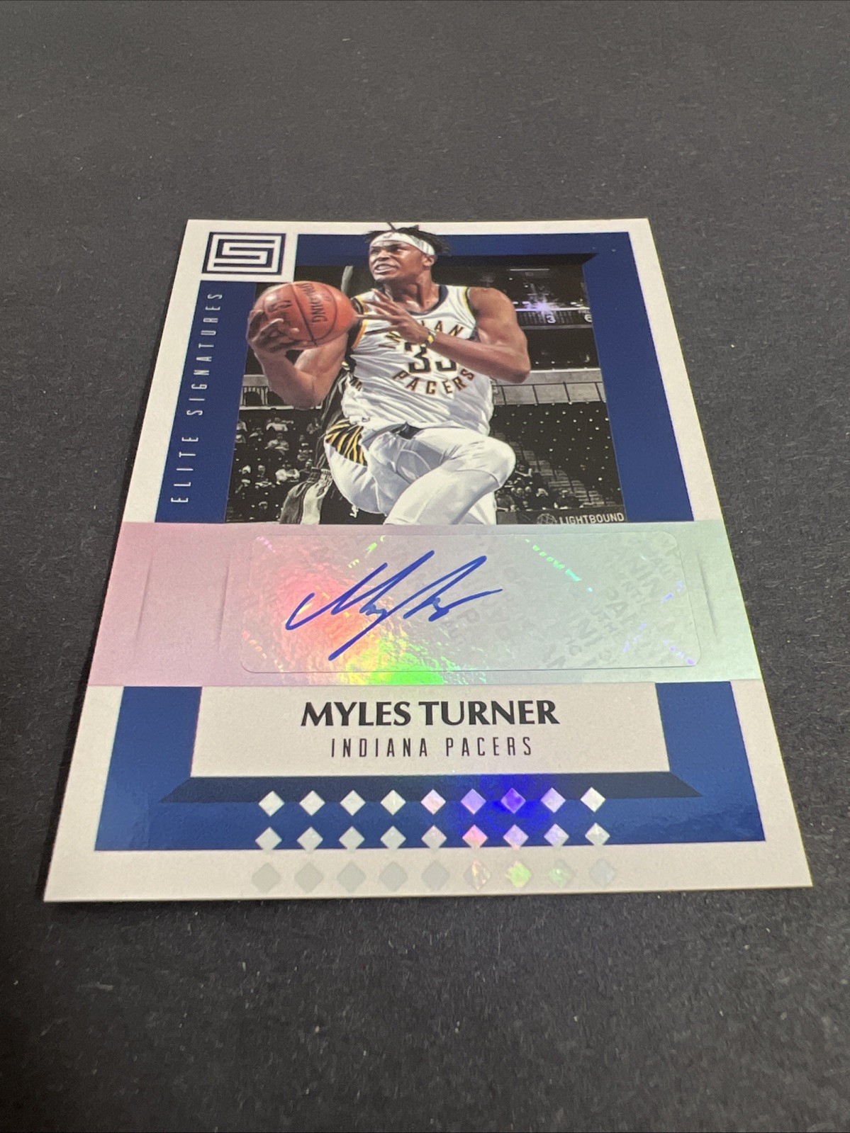2017-18 Panini - Myles Turner #ES-MTN Autograph 