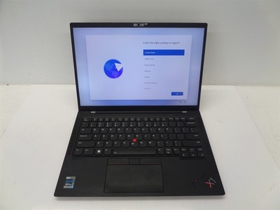 Lenovo ThinkPad X1 Carbon Gen9 14'' i7-1185G7 3GHz CPU 16GB RAM 512GB SSD Win11