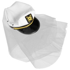 Sailor Hats Navy Cosply Dress up for Women Bridal Hair Accessory