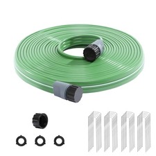AWOWZ 50 FT Sprinkler Soaker Hose for Garden Lawn Effortless Watering, Heavy-...