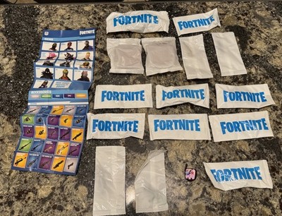 Fortnite Llama Drama Loot Pinata- Sealed 14 Pieces + 1 Action Figure , + 1 Open 