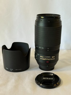 Nikon AF-S Nikkor 70-300mm f/4.5-5.6G IF-ED VR FX Lens Hood Aperture Tested
