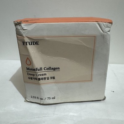 ETUDE Moistfull Collagen Cream 2.53 fl oz 75 ml - New in Box