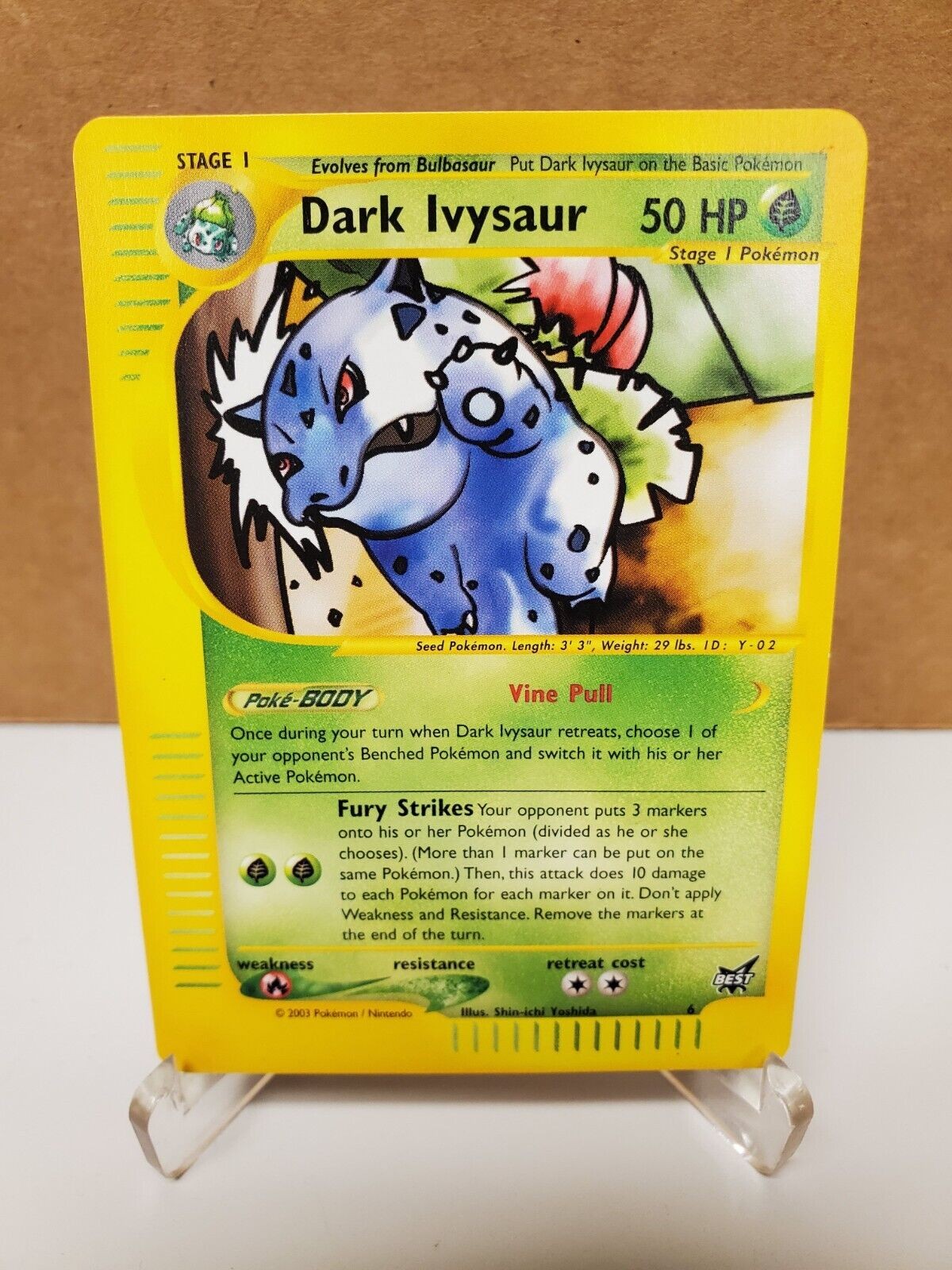 Pokémon - Dark Ivysaur 006/009 Best of Promos Card