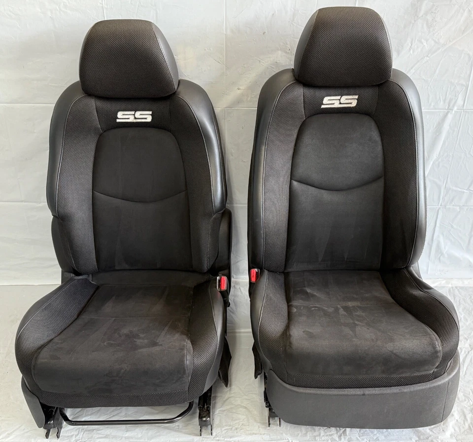 Chevy HHR SS 5-Speed MT 08-10 Lh Rh Pair of BLACK Cloth Bucket Seats Genuine OEM — 第 2/4 张图片