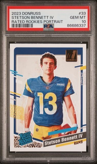 Stetson Bennett Panini Nflpa Rookie Premiere Rated Rookies # Base
