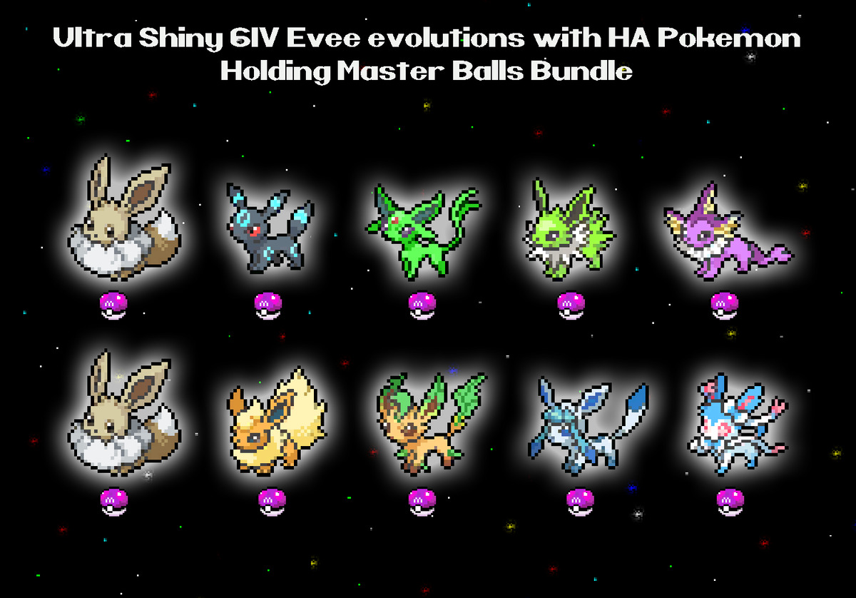 All Eevee Evolutions - Scarlet and Violet - PokeFlash