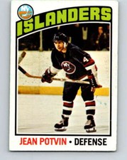 (HCW) 1976-77 O-Pee-Chee #93 Jean Potvin  New York Islanders V12534