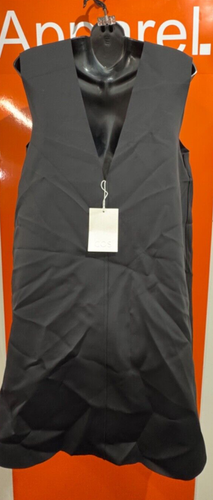 Cos A-Line Scuba Mini Dress, Black, Size Medium, New With Tag, RRP £85, b180 - Picture 2 of 2