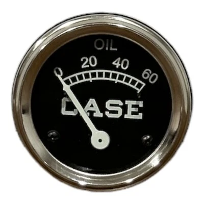 0-60 PSI Oil Pressure Gauge for Case V VA VAC 200 200B 210B 430 441 480 VT2249 - Image 1 of 4