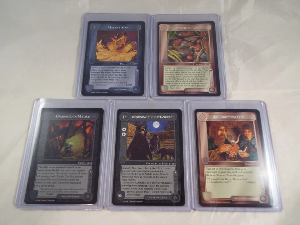 MIDDLE EARTH THE WIZARDS THE BALROG COMPLETE SHADOW DEEPS 132 CARDS - Image 2 of 4