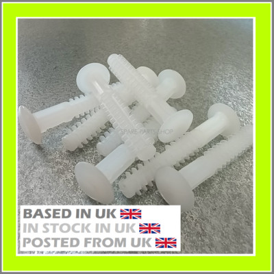 IKEA 110519 SCHRAUBDÜBEL STIFT ZAPFEN KUNSTSTOFF KOMPLEMENT HEMNES MALM ORIGINALTEIL X8