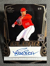 2023 Leaf Trinity BLACK CLEAR ROOKIE AUTO Walbert Urena 1/1