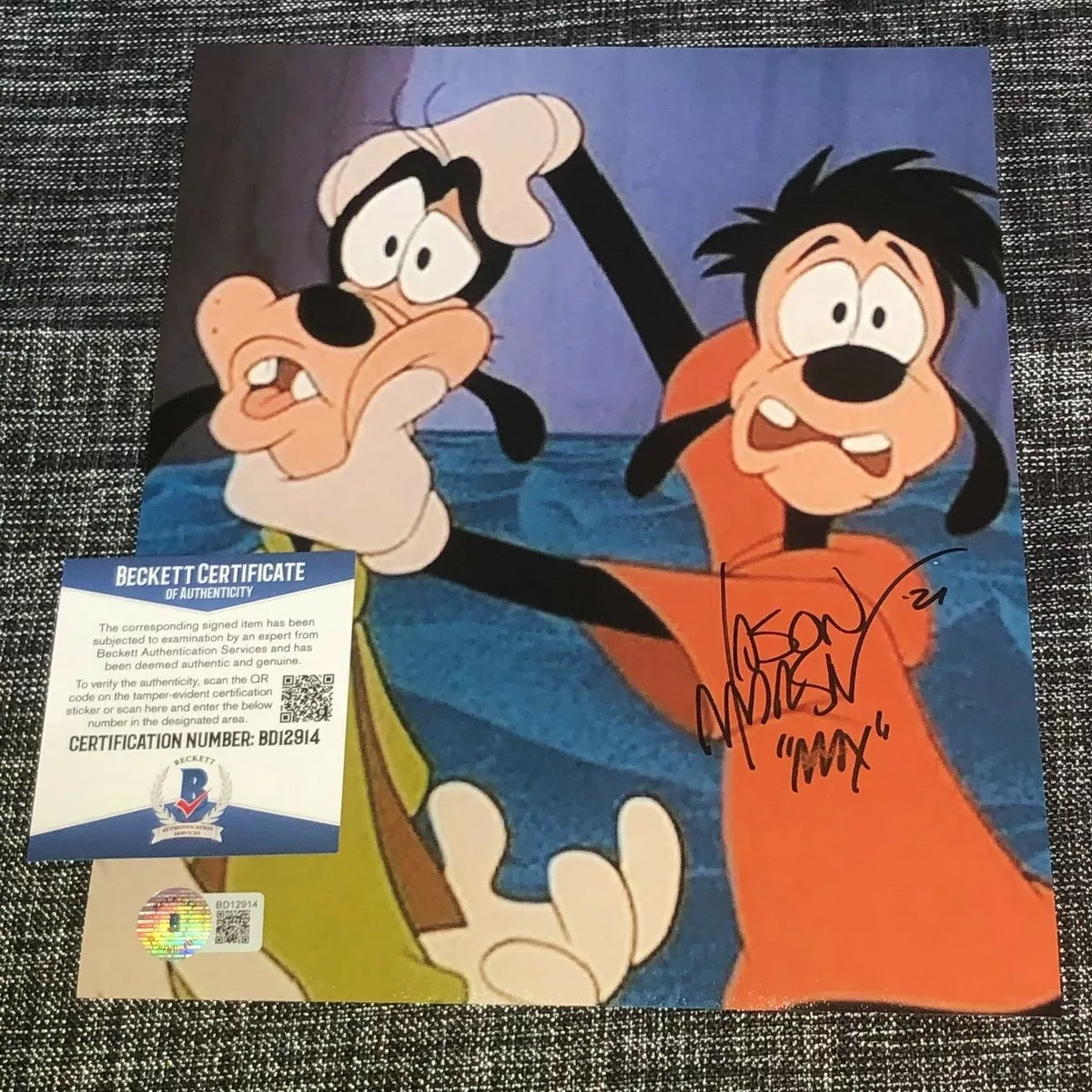 JASON MARSDEN SIGNED AUTOGRAPH 8X10 PHOTO GOOFY MAX DISNEY BECKETT BAS COA  | eBay