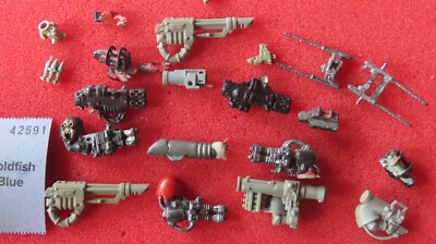 Games Workshop Warhammer 40k Mixed Space Marines Chaos Heavy Weapons Lot Bits GW