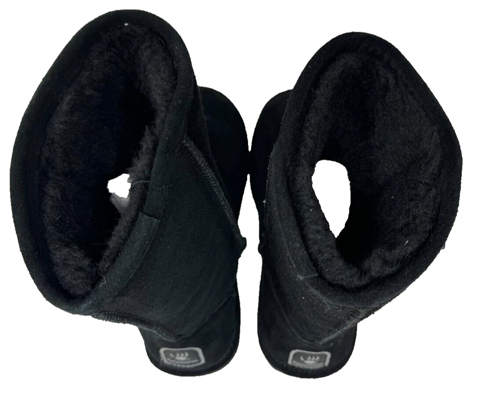 Bearpaw Women's Dorado Pull On Wool Lined Mid Winter Boots Black Size:9 175H - Image 3 of 4
