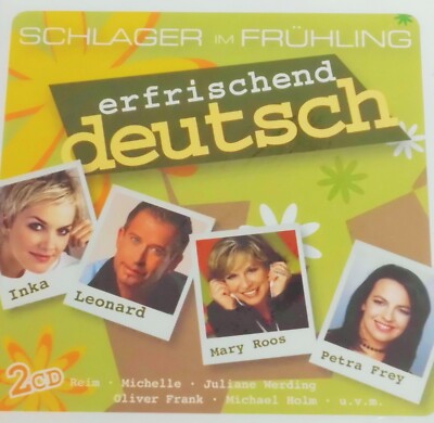 ERFRISCHEND DEUTSCH SCHLAGER IM FRÜHLING 2 CDS NEU REIM NICOLE JAN SMIT MICHELLE