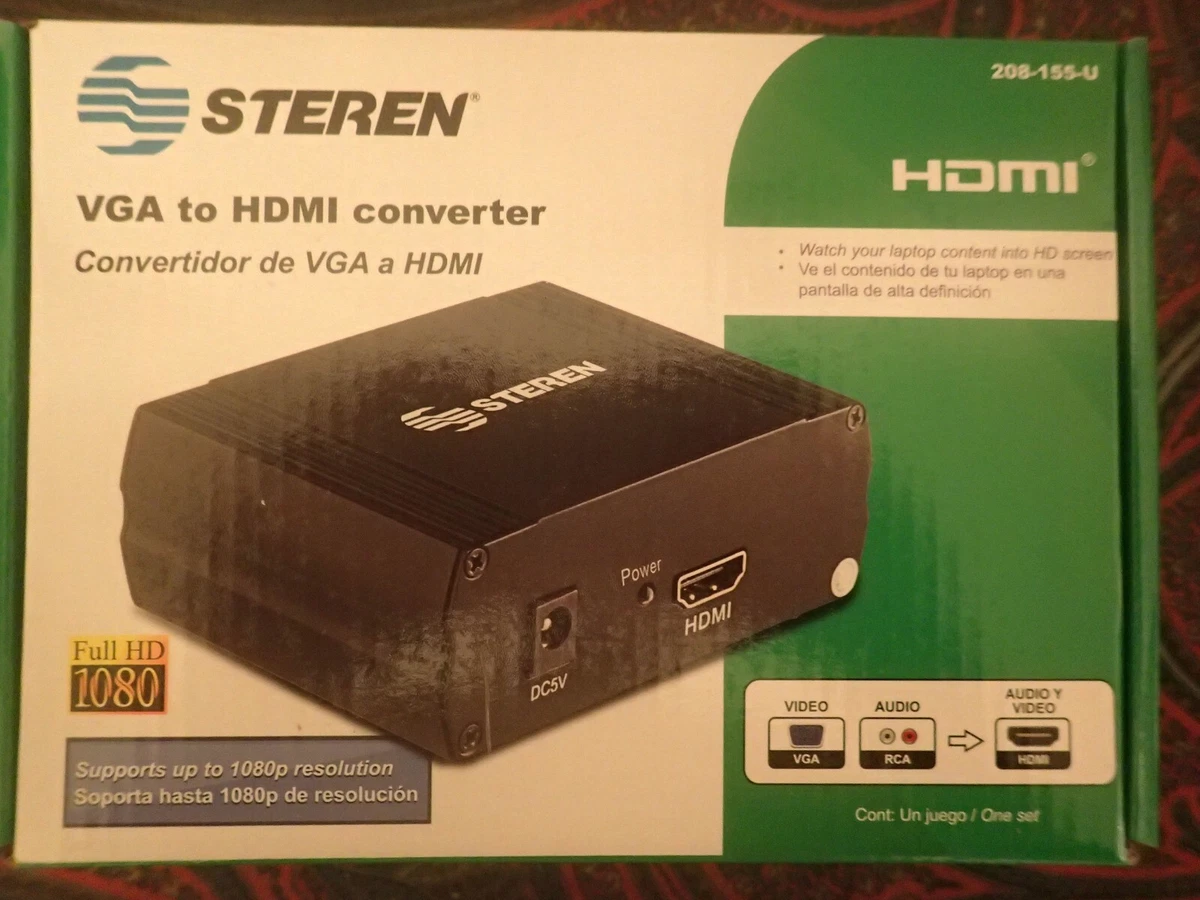 Convertidor HDMI® a VGA Steren Tienda en Línea