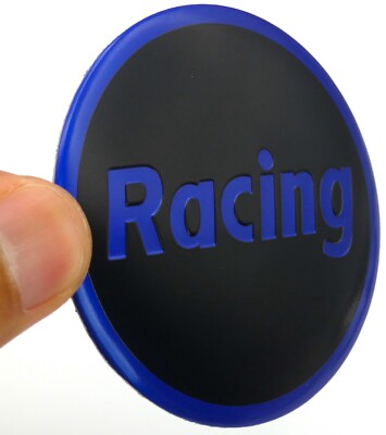 1x Racing Decal Sticker Emblem for Auto, Car, Truck Metal Dome Shape | eBay