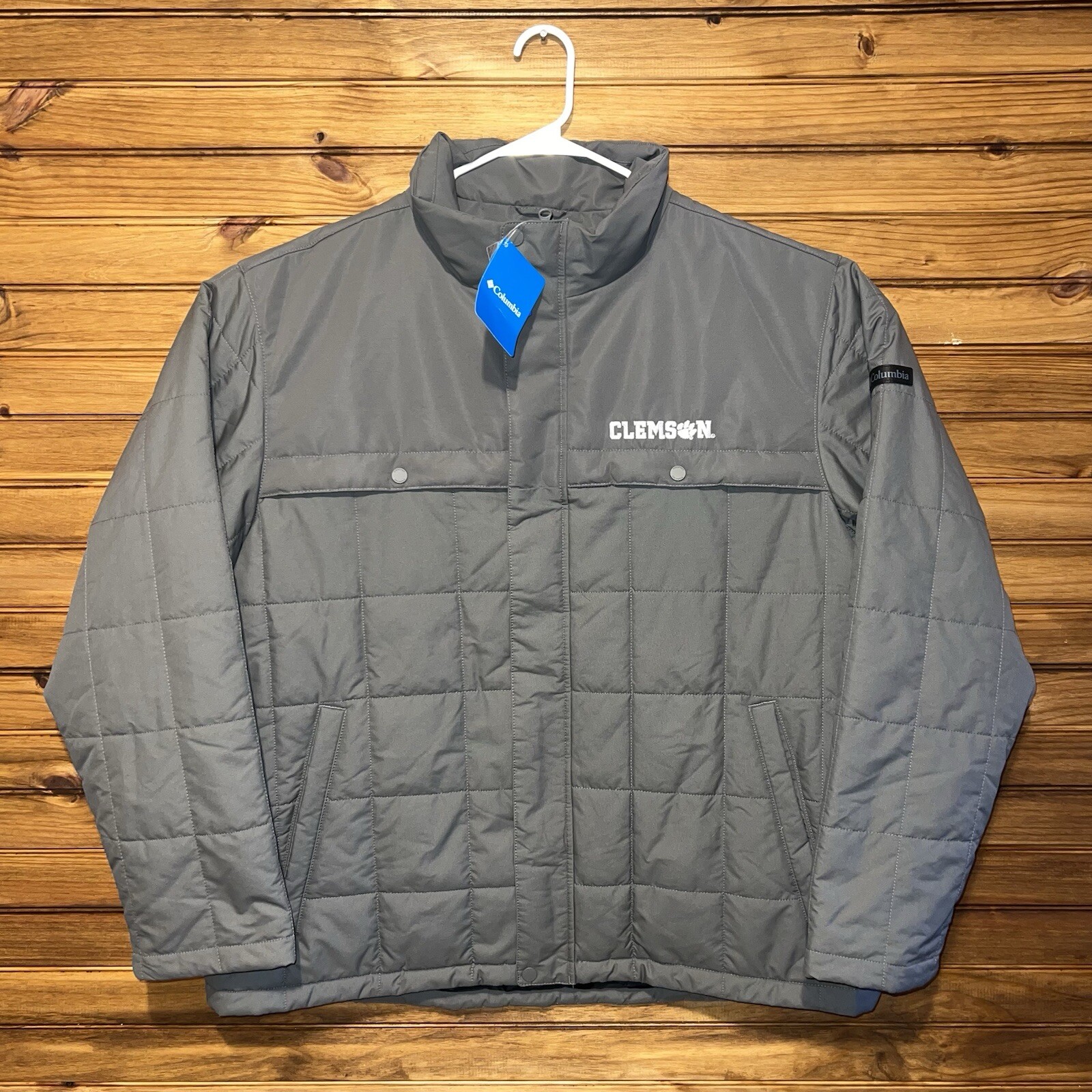 Columbia Men's XXL Clemson Tigers Embroidered Insulated Puffer Jacket New-image