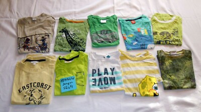 Jungen Gr. 122 (06/21)   10 x T-Shirts spongebob 
