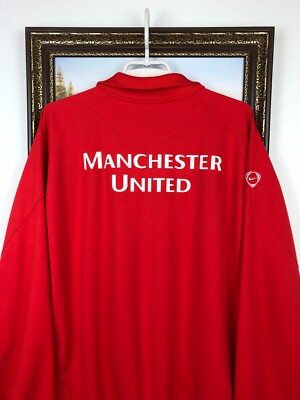 Vintage Nike Manchester United Football Jacket Soccer Track Top
