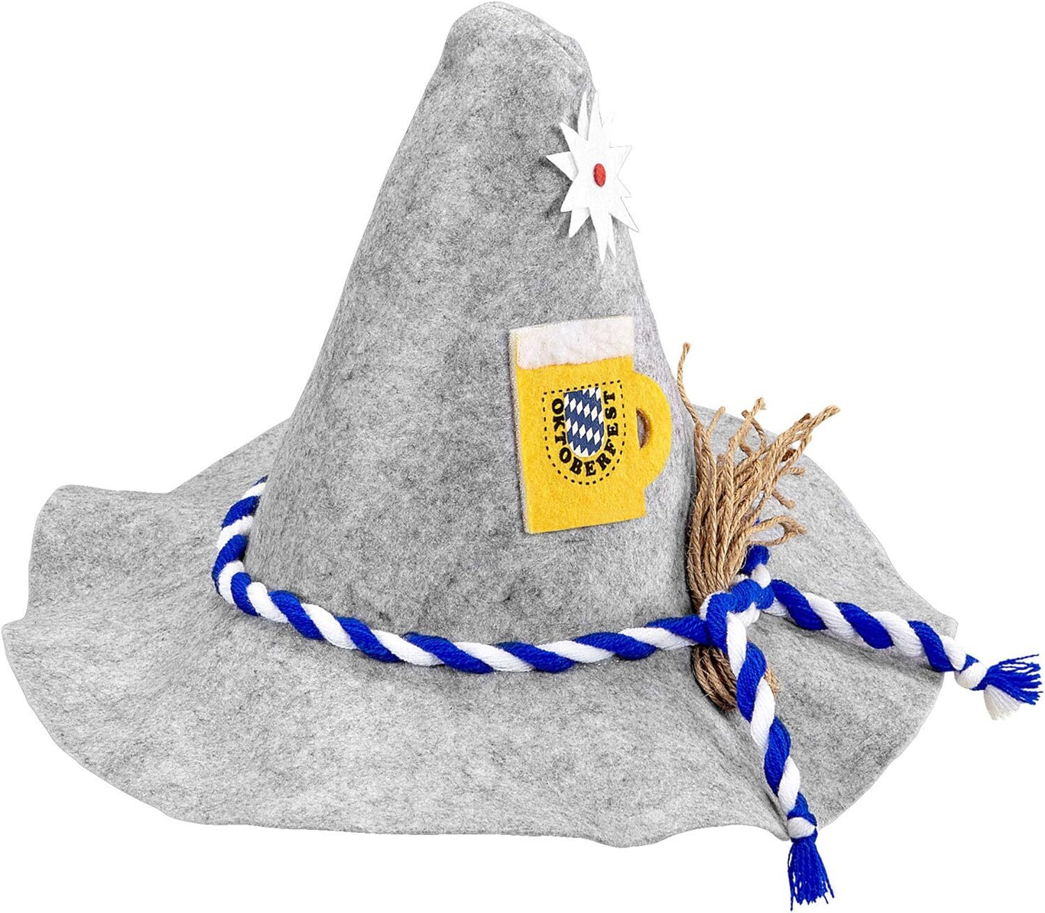 Widmann Hut Bierfest, Mit Edelweiß Und Bierkrug, Aus Filz, Bierfest,
