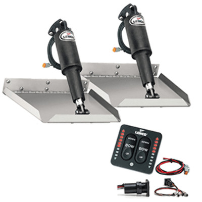 Lenco 12 '' x12 '' Edgemount Rand Tab Set Mit / LED Blinker Schalter 12V 15110-103