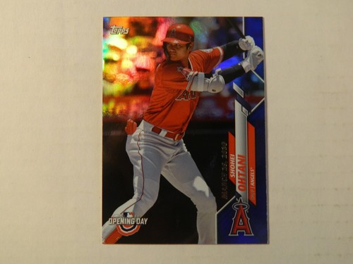 2020 Topps Opening Day Blue Foil card of Shohei Ohtani   - Angels HOT HOT