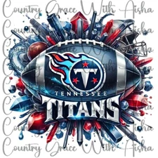 Sublimation Transfer Titans Football Ready To Press Heat Transfer