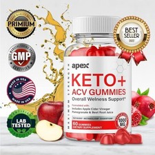  1 Pack Apex Keto ACV Gummies Weight Loss - 60 Gummies