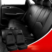 Leather Car Seat Covers Full Set Waterproof for Honda Accord Civic City CRV HRV