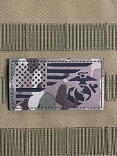 IR Marine Semper Fi USMC Corps Military Combat Tactical patch Multicam