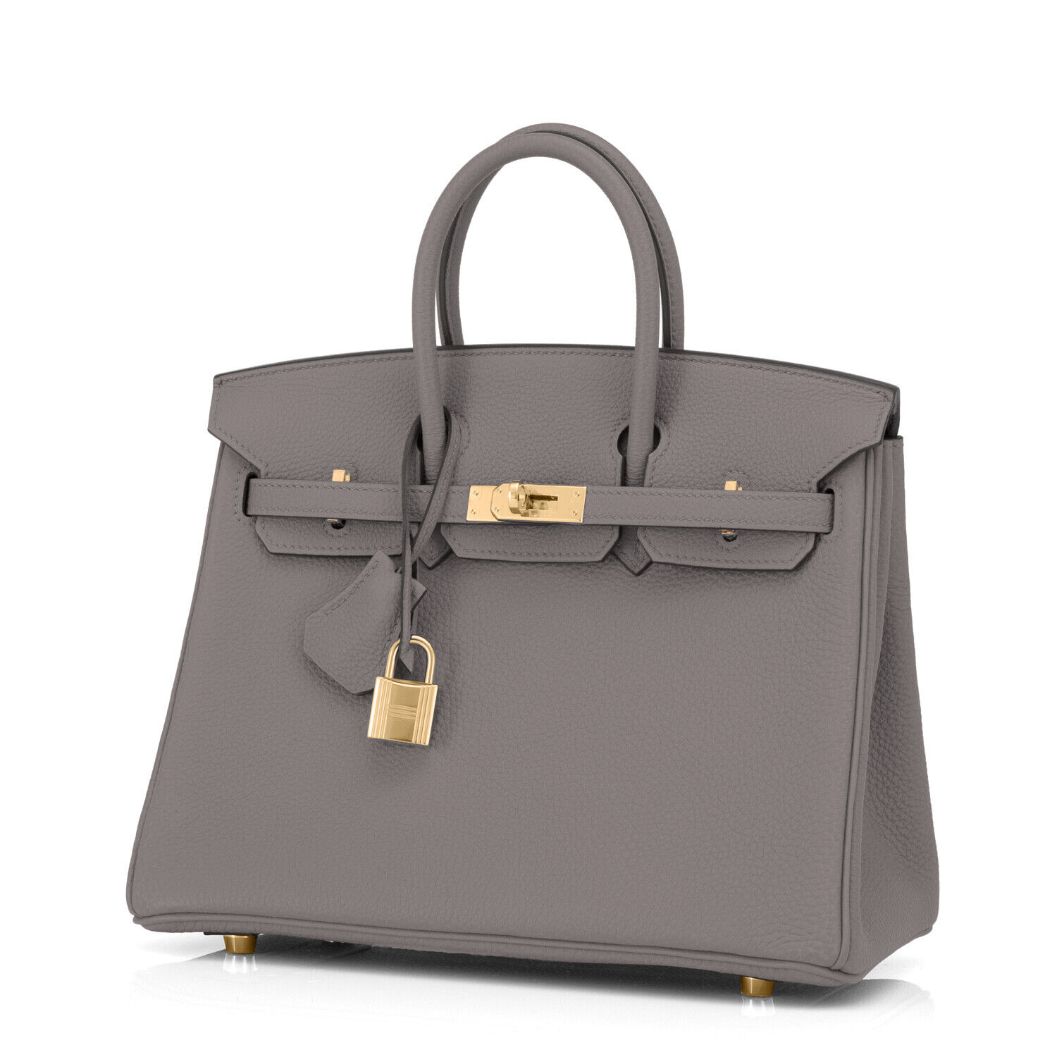 Hermes Birkin 25 Gris Etain Togo in RGHW, Luxury, Bags & Wallets