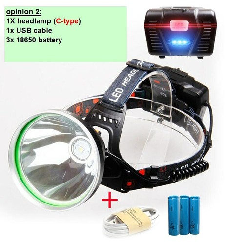 P50 LED Headlamp usb Rechargeable Head lamp Torch light fishing hunting Linterna - Picture 18 of 21