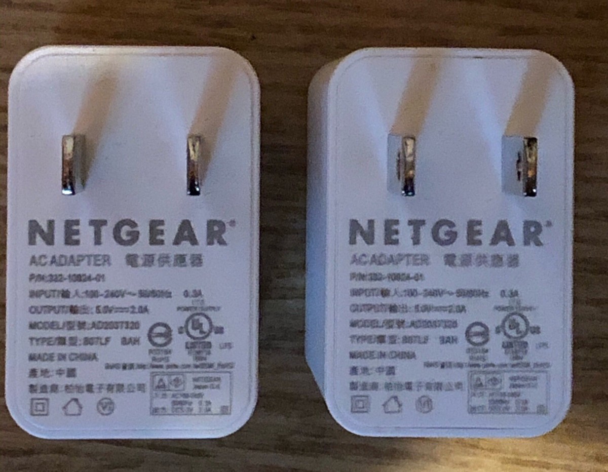 Arlo Light OEM/Genuine/Original AC Power ADAPTER Pair (2) New Best