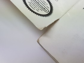 Racket Attack Authentic Original NES Nintendo Manual Only *