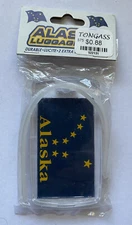 Vintage Alaska State Flag Luggage Tag Artic Circle Enterprises New