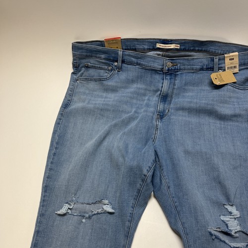 Levi 721 Strauss & Co. Size 24W M Women's high rise Skinny Jeans distress - Picture 8 of 12