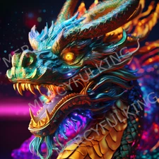 Dragon - Digital AI Art Image (4k HD) High Resolution Print Download