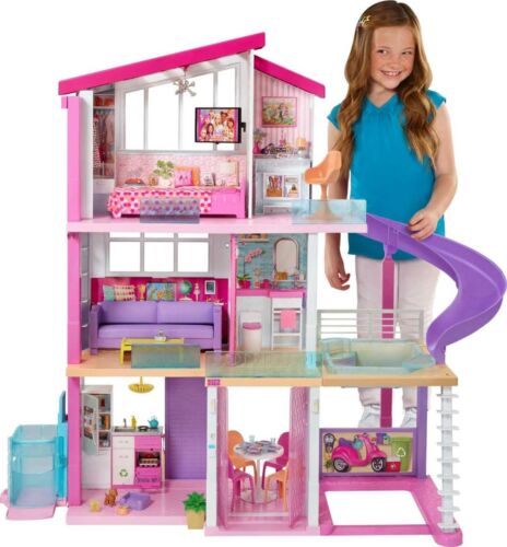Barbie DreamHouse, Doll House Playset with 70+ Accessories Including Transformin - Imagen 1 de 7